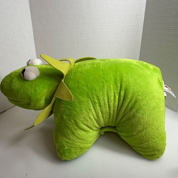 Disney Kermit the Frog Pillow Pets PREMIUM 18" Plush Stuffed Muppets 2011 Rare - Picture 3 of 9